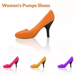  womens Toe Heels 3D model