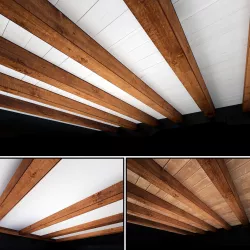 Wooden Ceiling Set 1 3D model