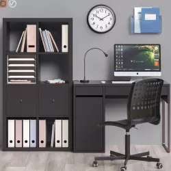 Workplace set 3 3D model
