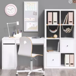 Workplace set 4 3D model