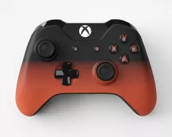 Xbox One Volcano Shadow Special Edition Controller 3D model