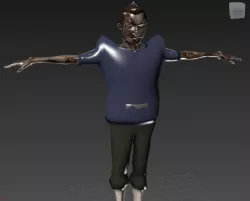 zombie morph 3D model