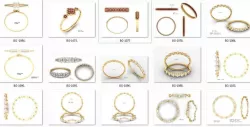32  Women Bracelets 3dm model bulk collection  3D print model