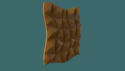 3d seamless wall panel model for cnc 3D print model