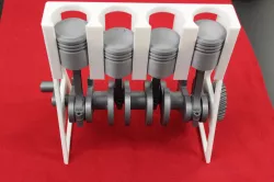 4  cylinder engine ready to print 3D print model