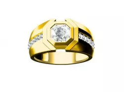 6mm diamond ring 3D print model