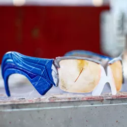 A-Train glasses and belt 3D print model