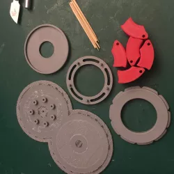 Adaptive Guitar Slide Holder for Mic Stands 3D print model