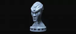 Alien Statue 3D print model