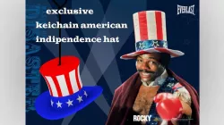 american indipendence hat keichain 3D print model