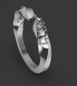 Anillo Entrelazado   3D print model