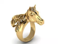 arabian horse ring 3D print model