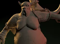Barbarian 3D print model