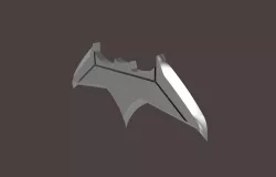 Batman V Superman Batarang STL file 3D print model