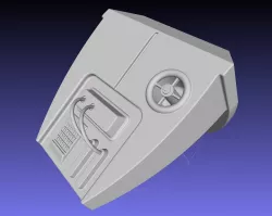 Battlestar Galactica Cylon Costume Backpack And Neck Part 3D print model