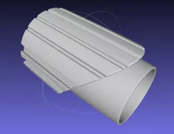 Battlestar Galactica Cylon Leg And Beltclips 3D print model