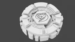 Beyblade cancer 3D print model