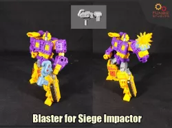 Blaster for Transformers Siege Impactor 3D print model