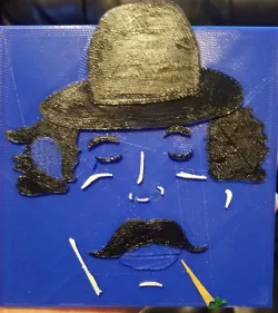 Blues Man Tile 3D print model