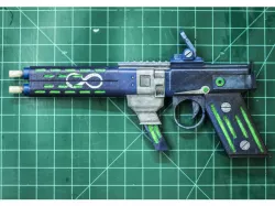 Borderlands Infinity Pistol 3D print model