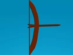Bow and arrow model