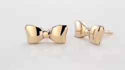 Bow earring 3D print model