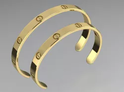 Bracelet Cartier two sizes  3D print model