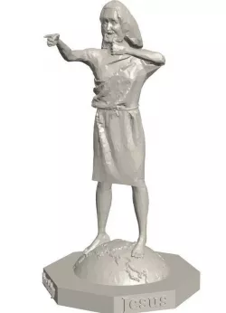 Buddy Jesus 3d print model 3D print model