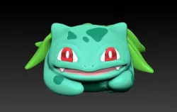 bulbasaur flower vase 3D print model