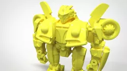 Bumblebee action figure 3D print model