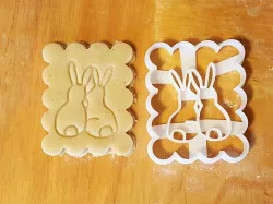 Bunnies Cookie Cutter 3D print model