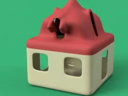 candlestick development toy game dragon house 3d cnc 3D print model
