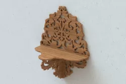 Carved wall shelf 3D print model
