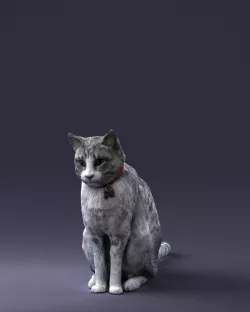 cat statue 0413 3d print ready  3D print model