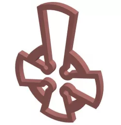Celtic cross 3d print model 3D print model