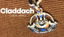 Charm in argento claddagh - cuore celtico 3D print model