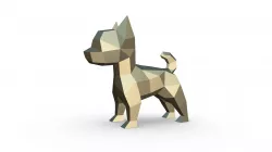 Chihuahua figure 3 3D print model