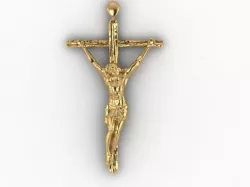 Christian Cross No 01 3D print model