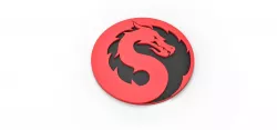 Cosplay 3D printable Mortal Kombat 2021 logo 3D print model