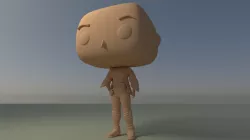 Custom Pop Girl Backpack No Hair DIY Figure 3D Print Model 3D print model