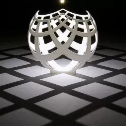 Customizable sphere to pattern 3D print model