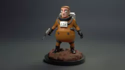 Cute Astronaut  3D print model