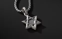 David Yurman Star Of David Amulet 3D print model