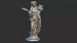 Demeter Mythology Greek Medusa Sirens Goddess  Statue 3D Print 3D print model
