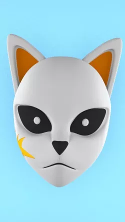 Demon Slayer Sabito mask 3D print model