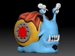 Denden mushi jimbe 3D print model