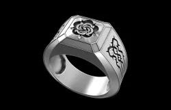 Devil May Cry  Nero Rose ring 3D print model