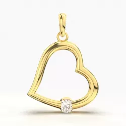 Diamond Heart Pendant  3D print model