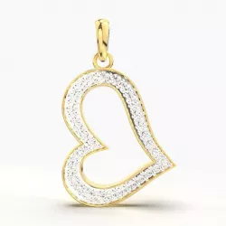 Diamond Heart Pendant 3D print model