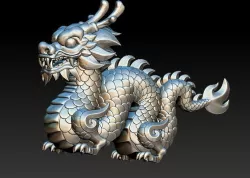 dragon 3D print model